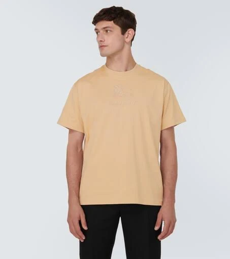 Burberry Embroidered cotton jersey T-shirt 3