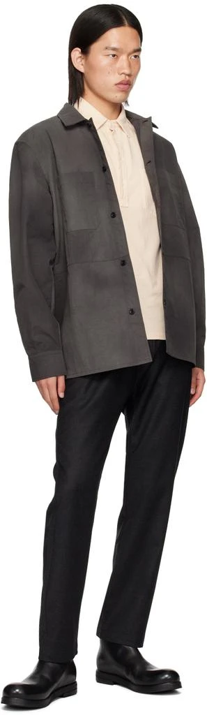 BARENA Black Bativoga Trousers 4