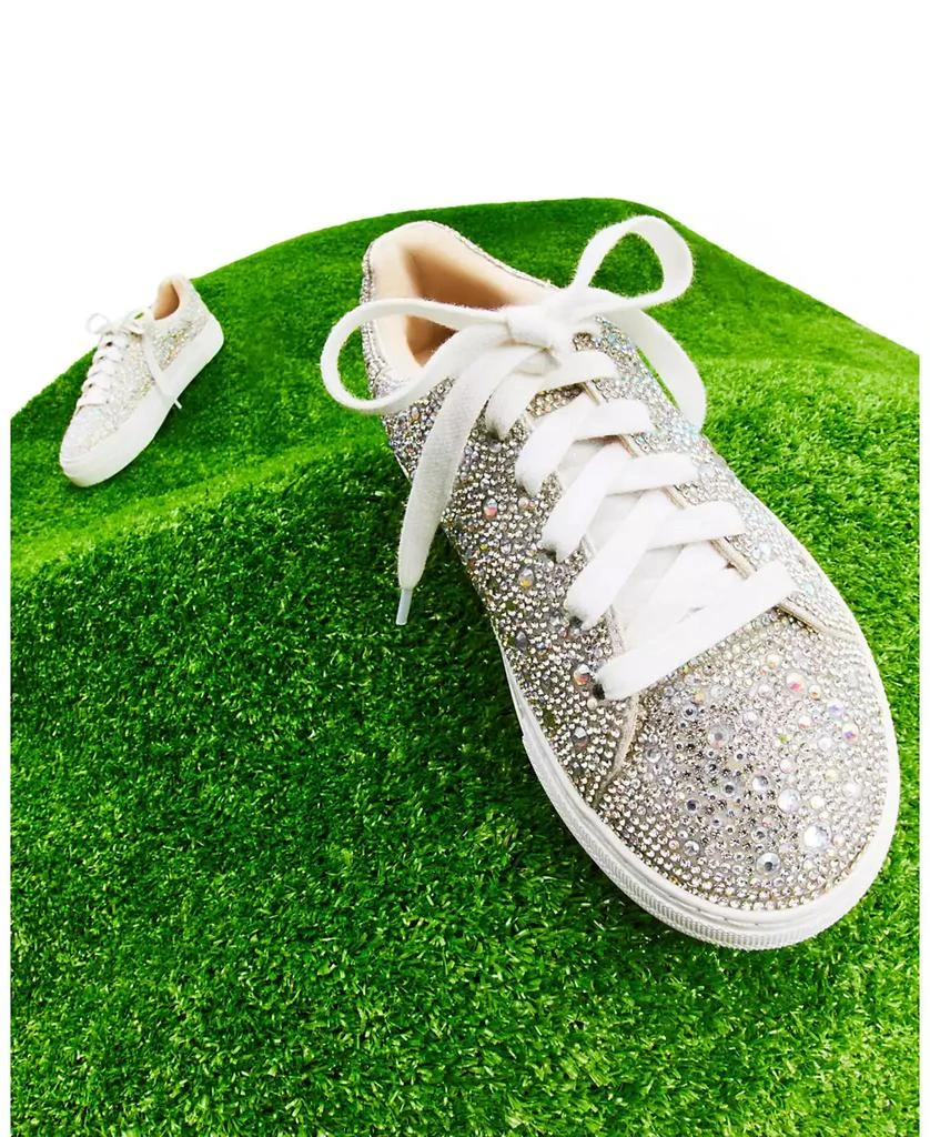 Betsey Johnson Betsey Johnson Women's Sidny Platform Lace-Up Sneakers 10