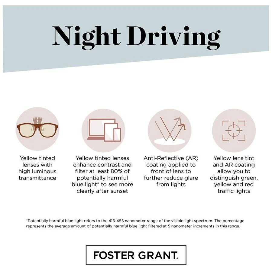 Foster Grant Driving Sunglasses 18 02 DEMI 5