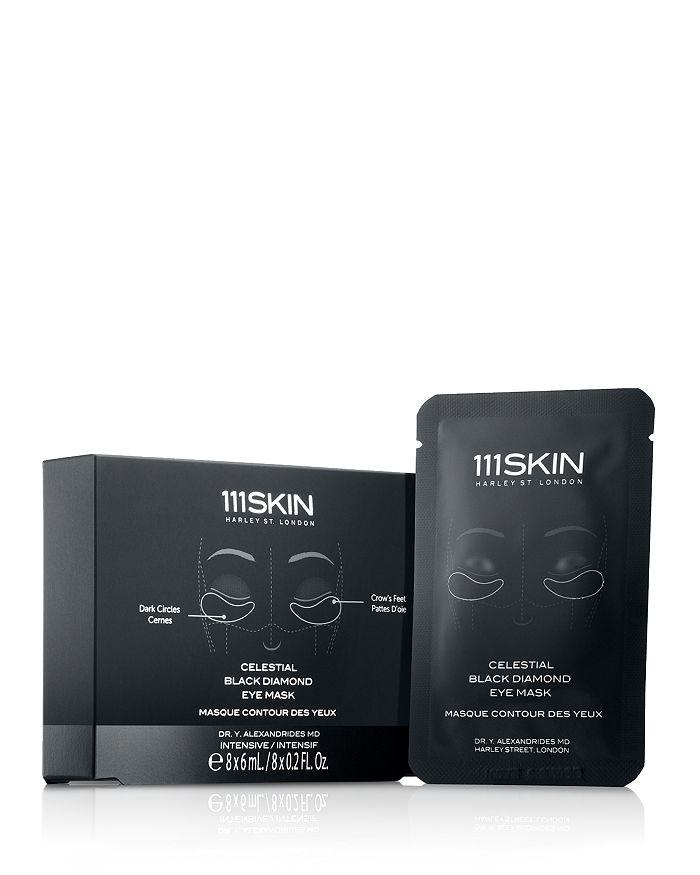 111skin Celestial Black Diamond Eye Mask Box, 8 Piece