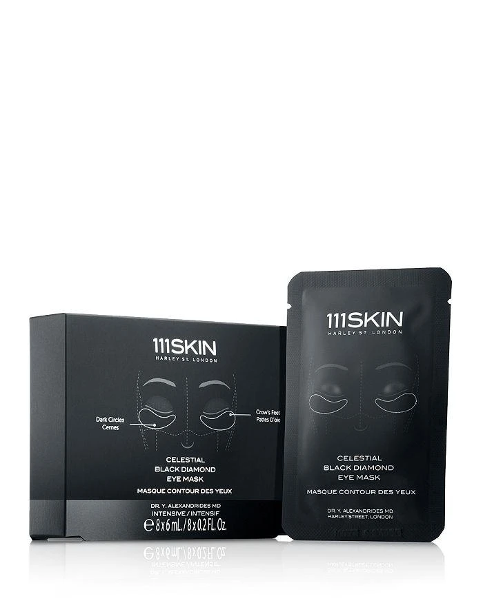 111skin Celestial Black Diamond Eye Mask Box, 8 Piece 1