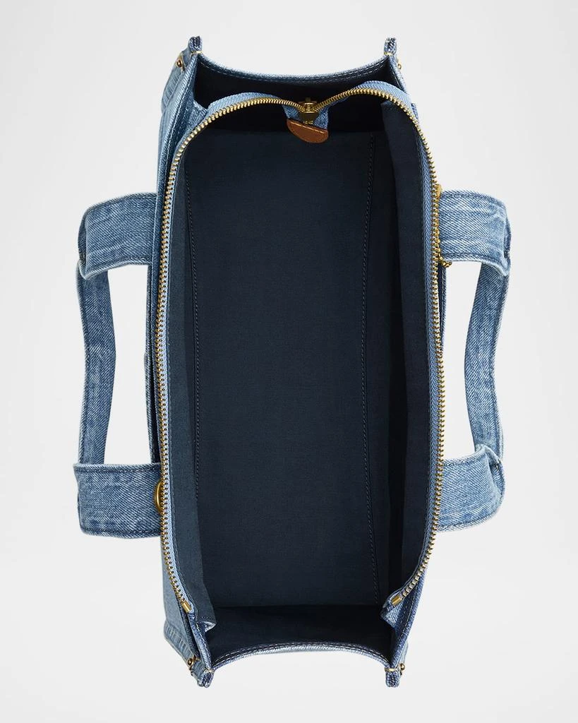 Coach Cargo Denim Box Tote Bag 3