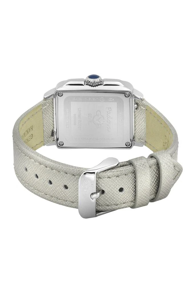 GV2 Padova Swiss Diamond Leather Watch, 28.5mm - 0.014 ctw 2