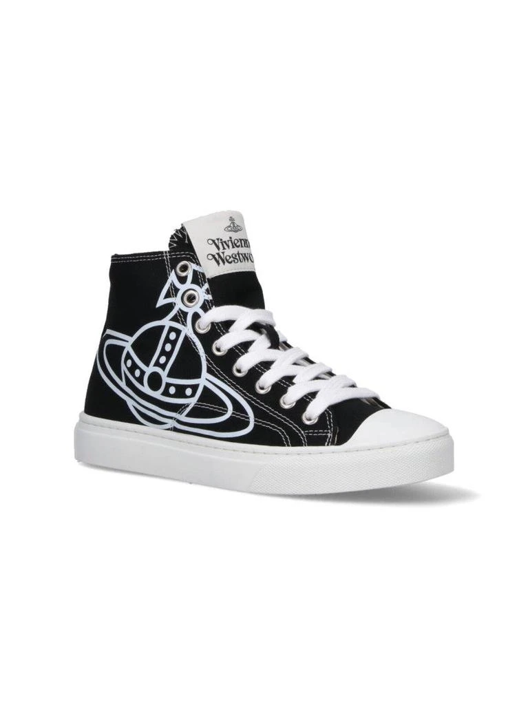 Vivienne Westwood High-Top Sneakers With Planet Graphic 2