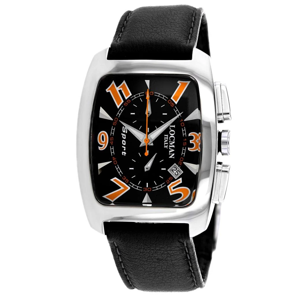 Locman Men's Classic Black Dial Watch 1