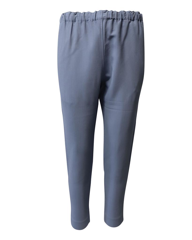 Bassike Bassike Tapered Pants in Blue Viscose