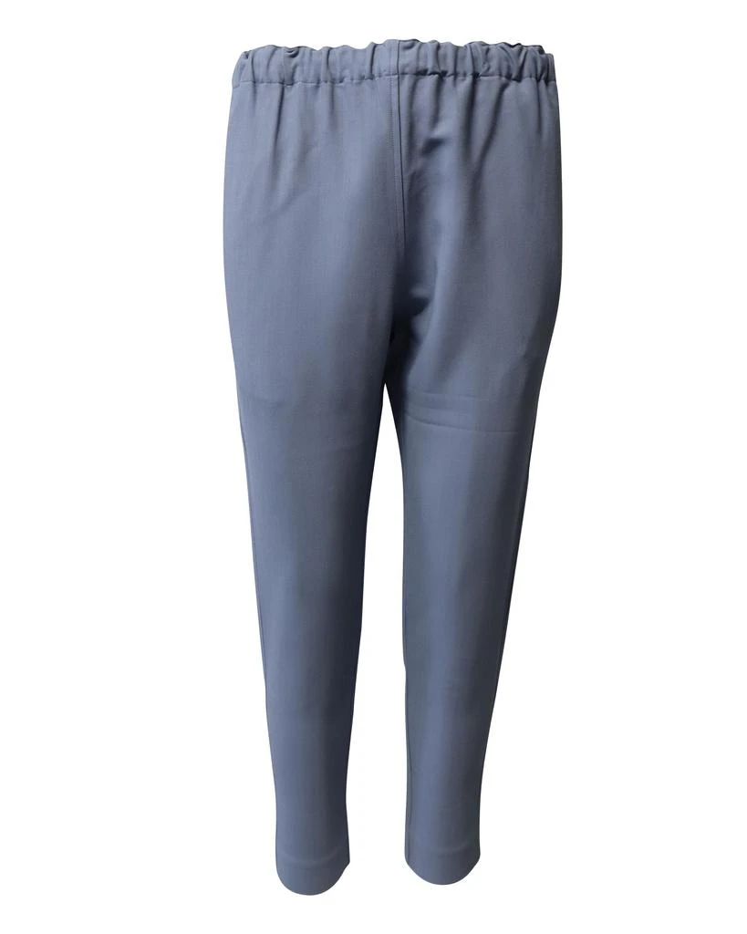 Bassike Bassike Tapered Pants in Blue Viscose 1