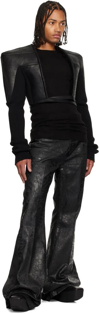 Rick Owens Black Concordians Bolans Jeans 5