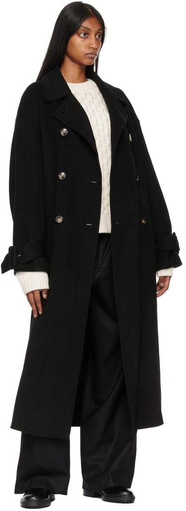 Loulou Studio Black Boras Coat 4