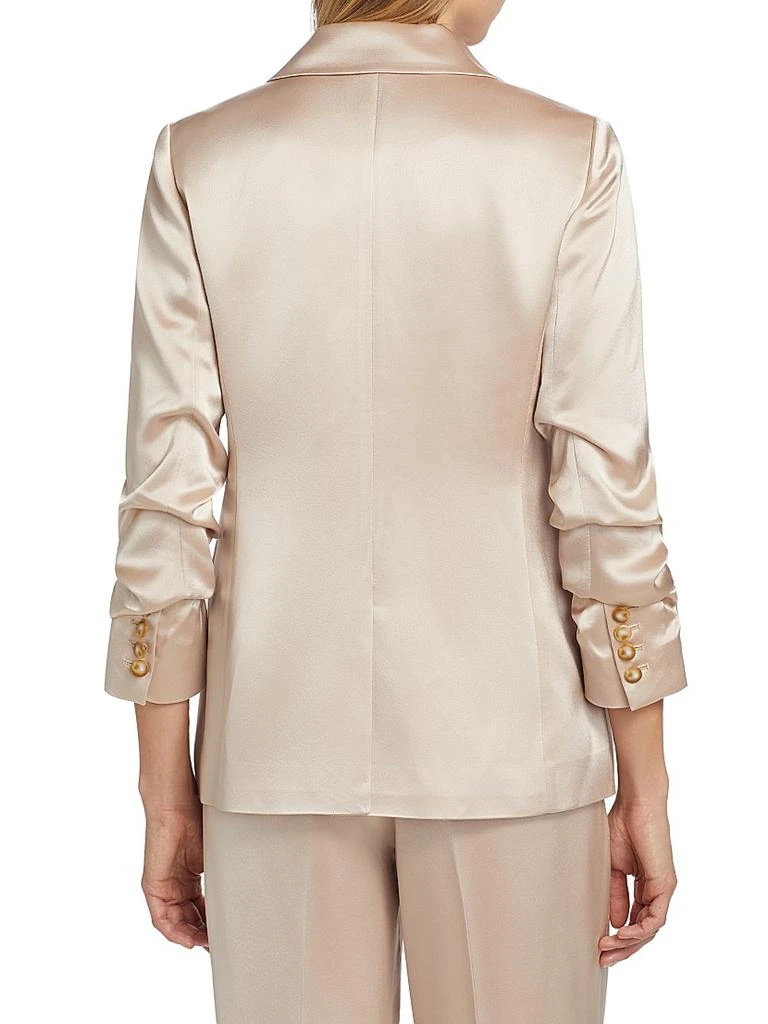 Tahari Ashlynn Satin Single-Breasted Blazer 5