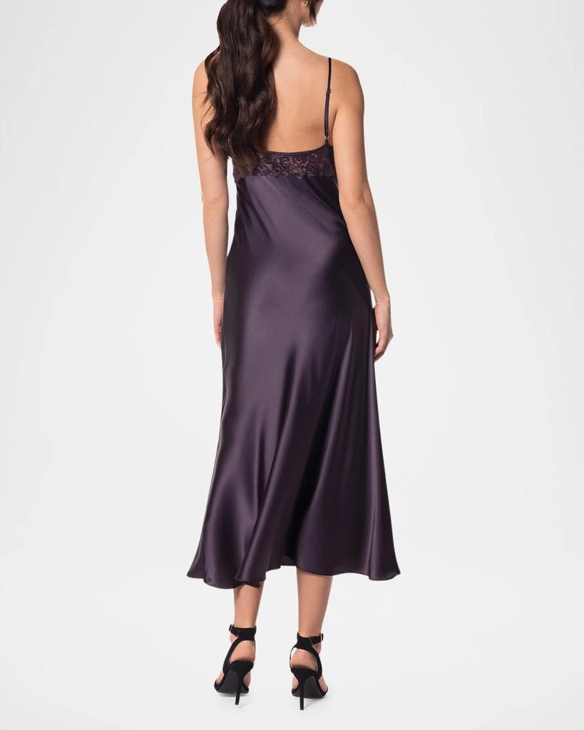 Christine Lingerie After Dark Charmeuse and Lace Nightgown 3