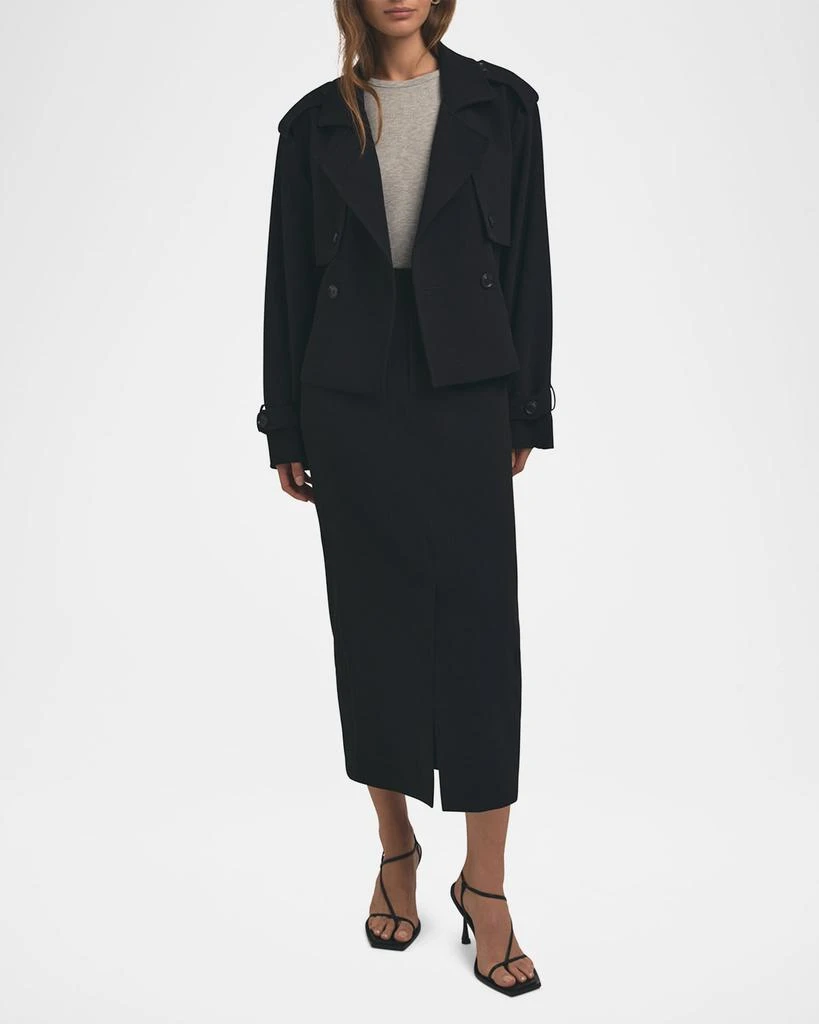 Favorite Daughter The Cropped Charles Trench Coat 2