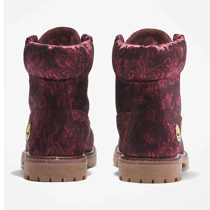 Timberland Timberland® Premium 6 Inch Velvet Boot for Women in Burgundy 5