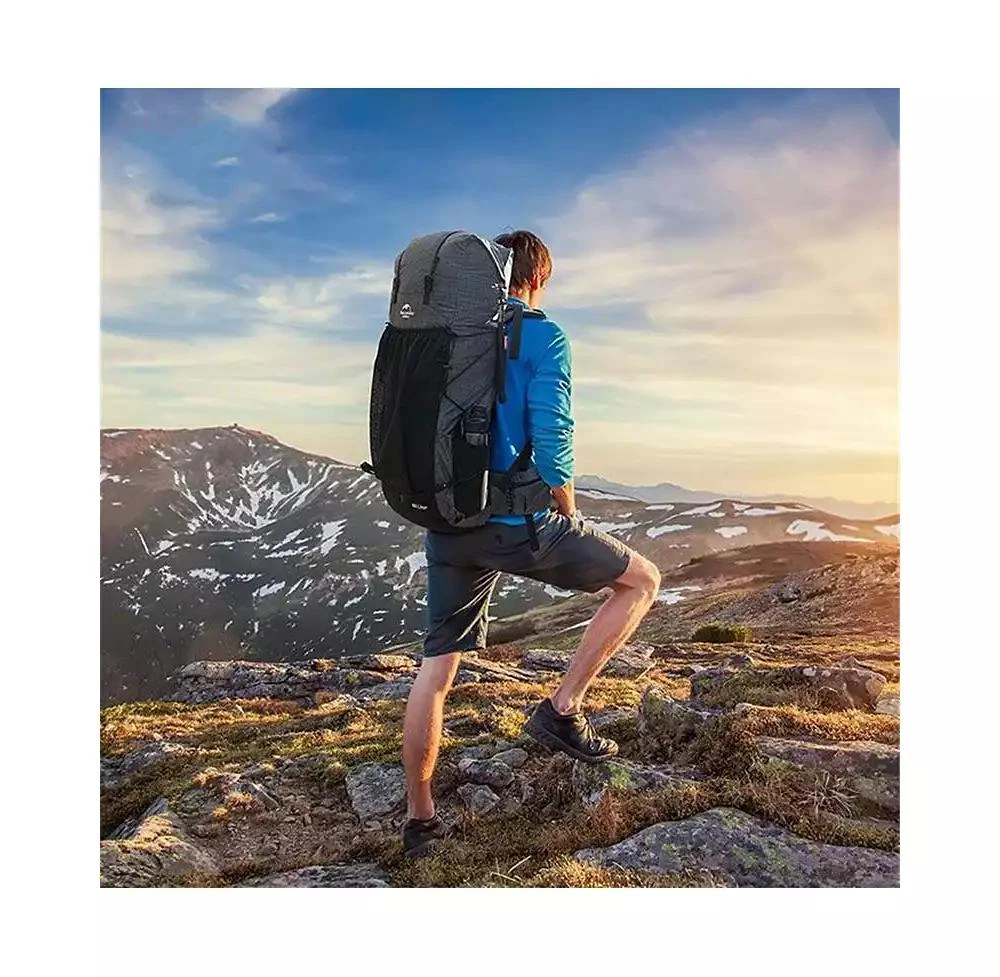 Naturehike 60L+5L Hiking Backpack – Waterproof, Lightweight Mountain Bag with Rain Cover 
Shoe Compartment for Camping 
Travel 8
