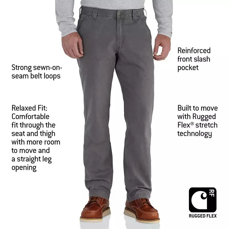 Carhartt Carhartt Men's Rugged Flex Rigby Dungaree Pants 6