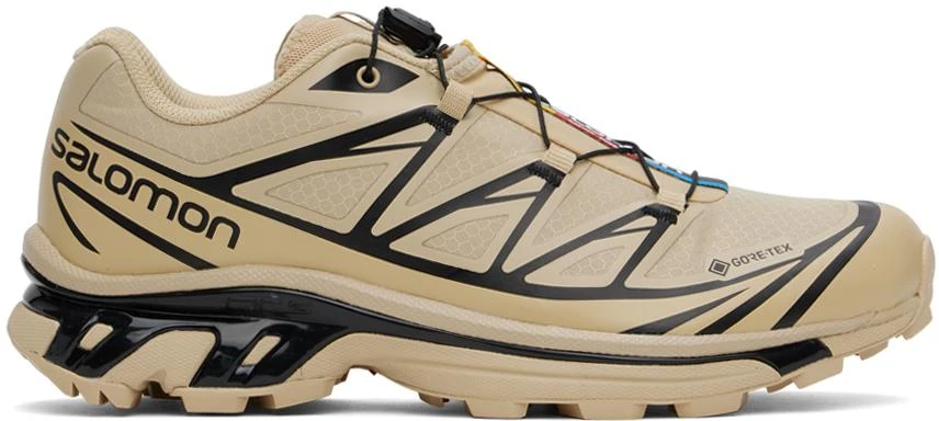 Salomon Beige XT-6 GORE-TEX Sneakers 1