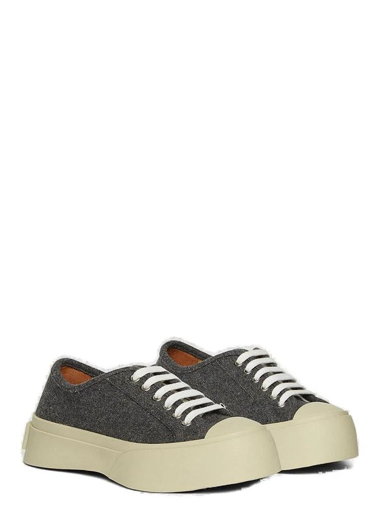 Marni Marni Almond Toe Lace-Up Sneakers 3