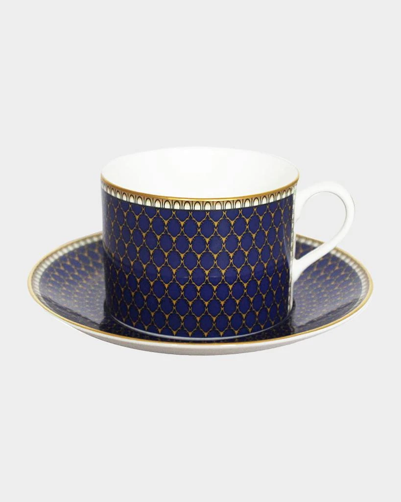 Halcyon Days Antler Trellis Teacup & Saucer 1