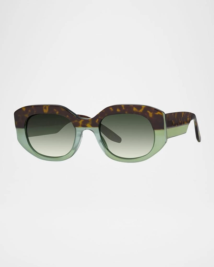 Barton Perreira Sueno Acetate Rectangle Sunglasses 1