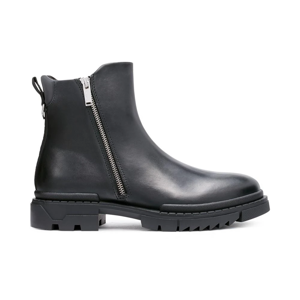 KARL LAGERFELD PARIS Karl Lagerfeld Men's Double Zip Lug Sole Boot 2