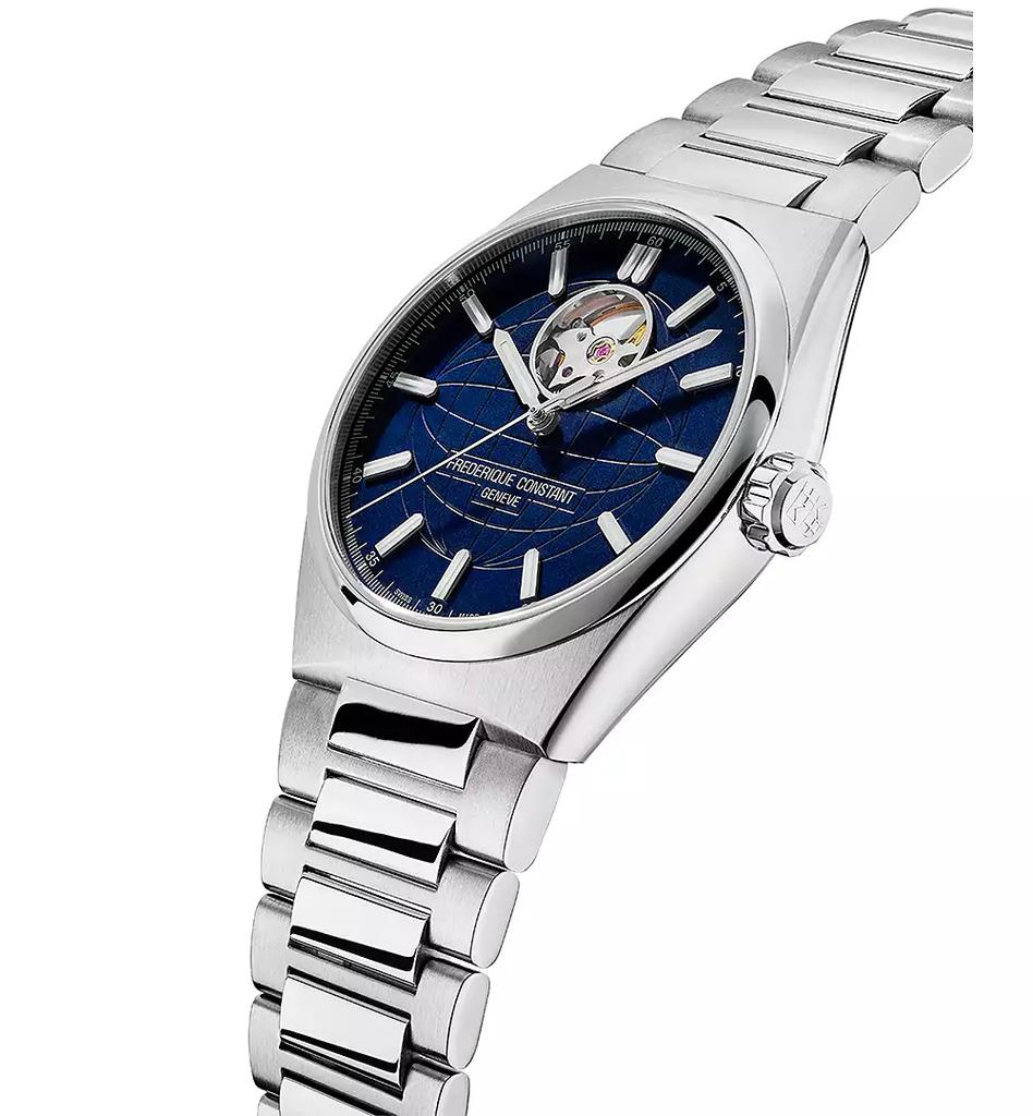 Frederique Constant Men's Swiss Automatic Highlife Heart Beat Stainless Steel Bracelet Watch 41mm