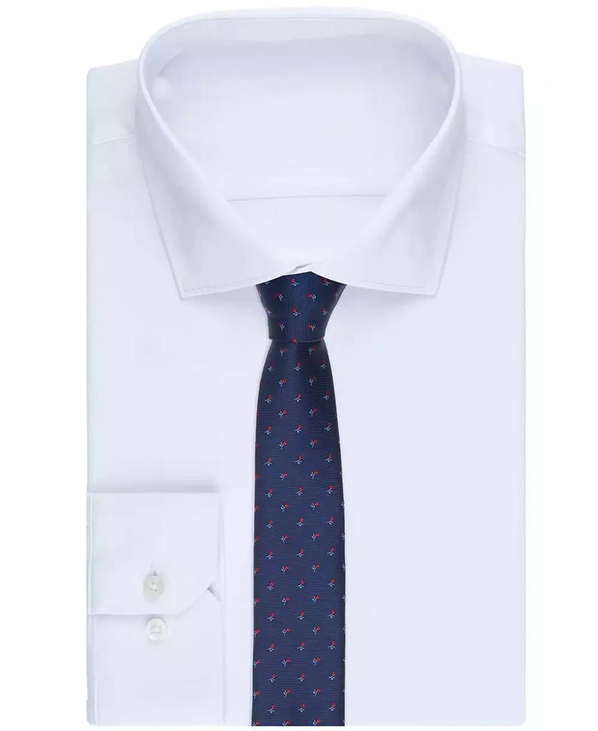 Bar III Men's Rose Charm Printed Tie, Macy's Exclusive 3