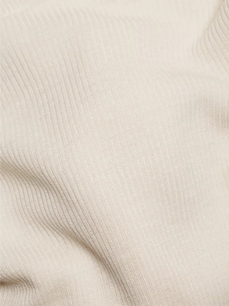 Nili Lotan Araceli Silk Short-Sleeve Sweater 7