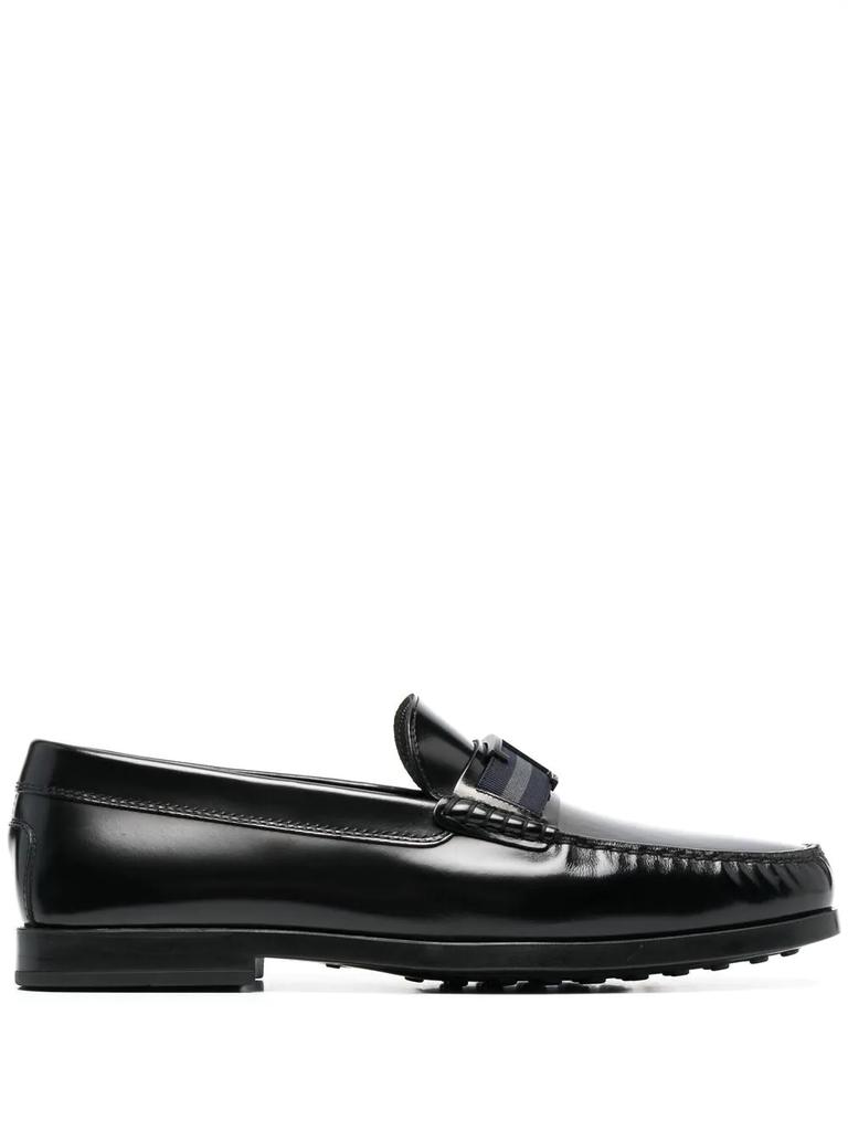 Tod
s almond-toe slip-on loafers - men