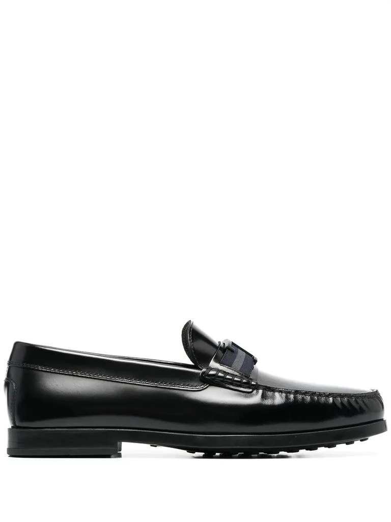 Tod
s almond-toe slip-on loafers - men 1