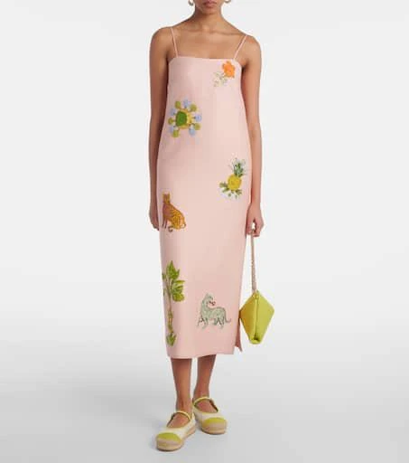 Jimmy Choo Callie raffia shoulder bag 5