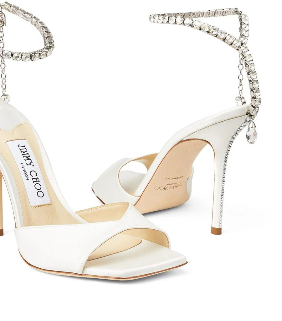 Jimmy Choo Saeda 100 Satin Sandals 6