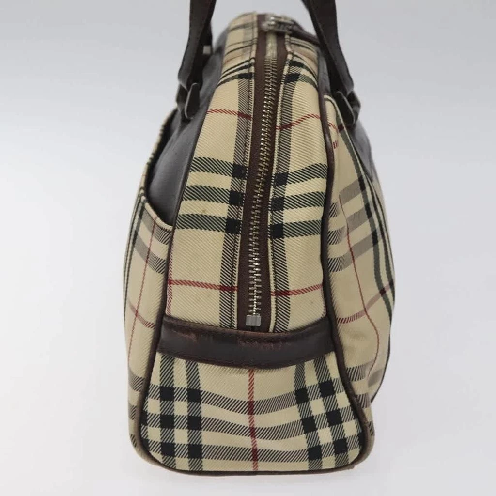 Burberry Nova Check Bowling Bag Canvas Nylon Bag (Pre-Owned) 3