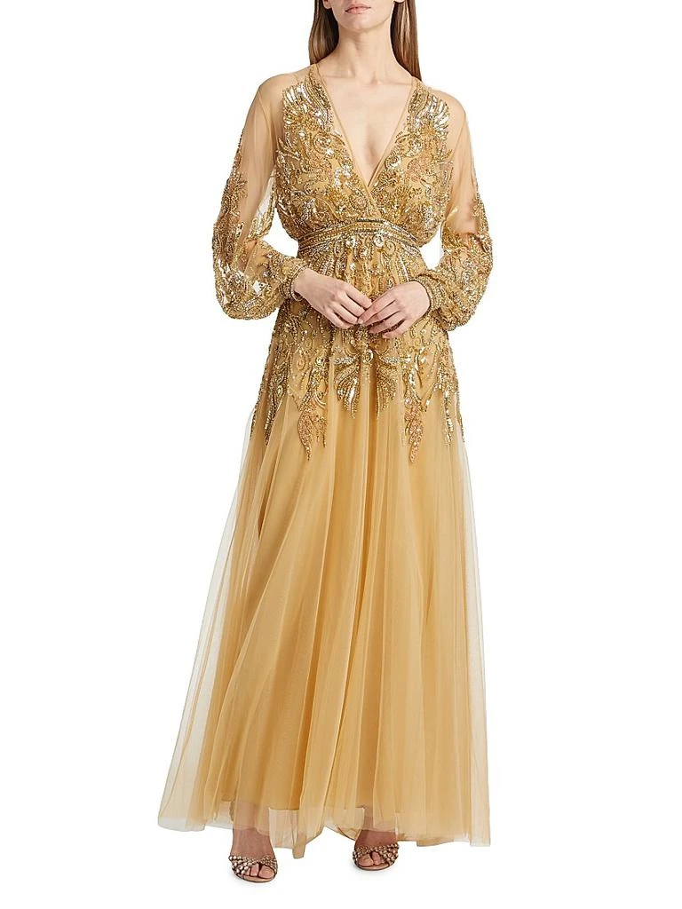Zuhair Murad Embellished Tulle Gown 3