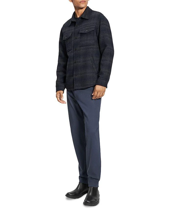 Theory Shirt Jacket in Noble Plaid 3