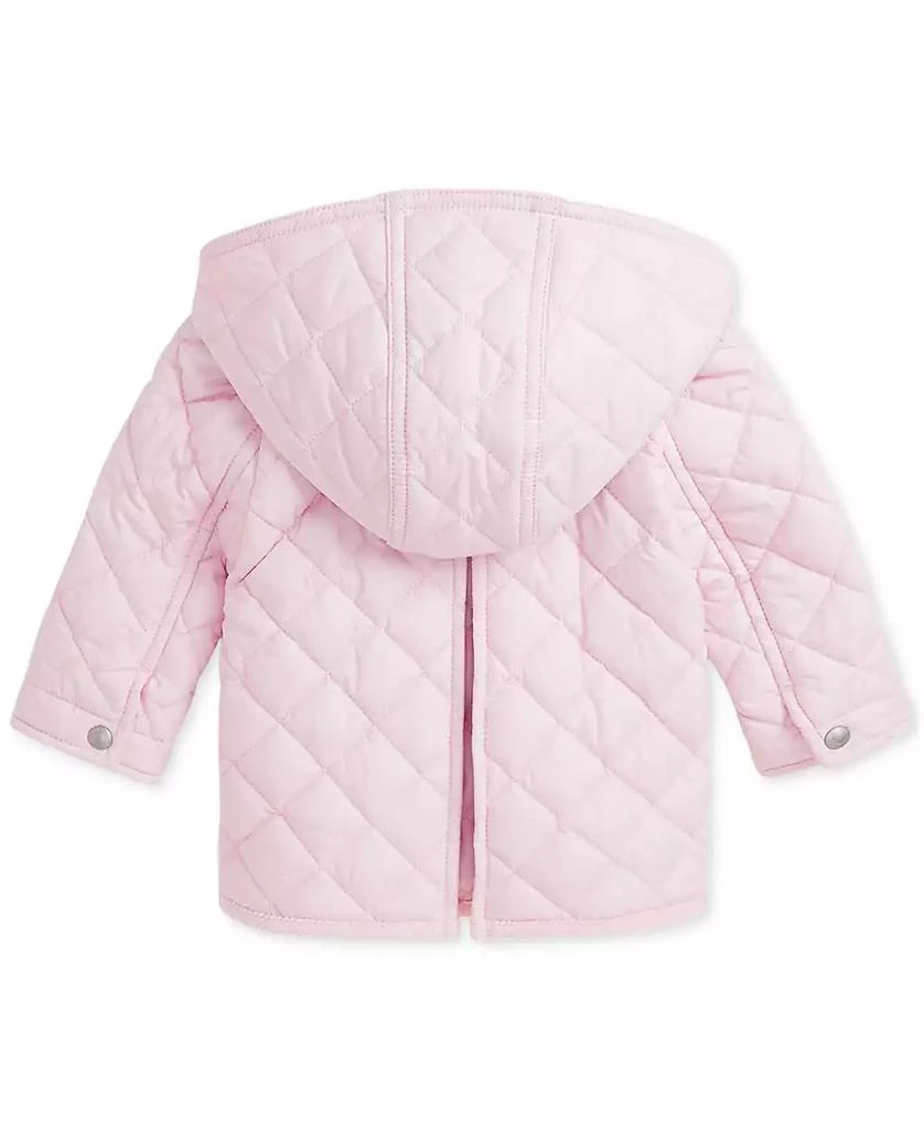 Ralph Lauren Baby Girls Quilted Hooded Coat 2