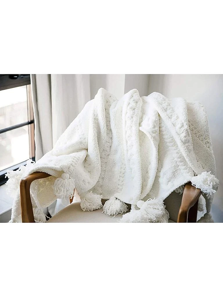 Sunday Citizen Braided Pom Pom Throw 3