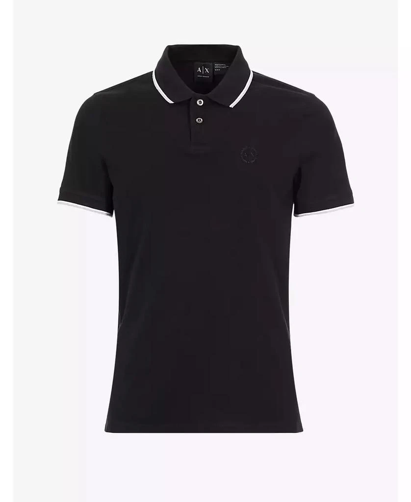Armani Exchange Men's Contrast Tipped Polo Shirt 5