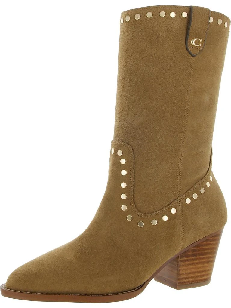 COACH Womens Suede n Ankle Boots 5