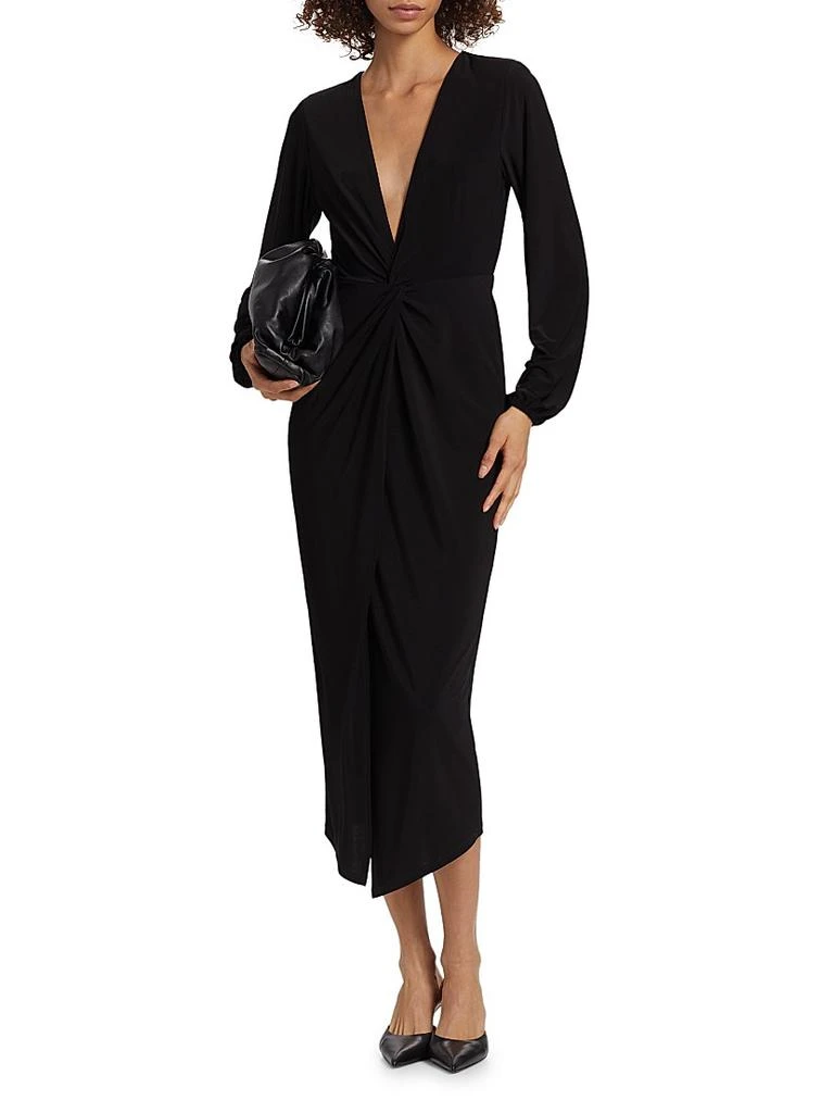 Ramy Brook Sutton Twist-Front Jersey Midi-Dress 3