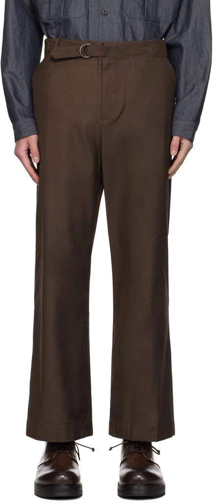 LE17SEPTEMBRE Brown Belted Trousers 1