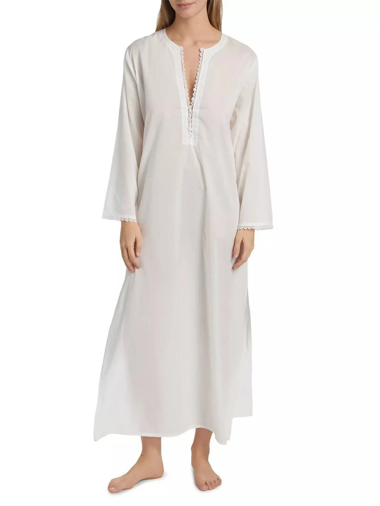 Pour Les Femmes Valentina Lace-Trimmed Kaftan Nightie 3