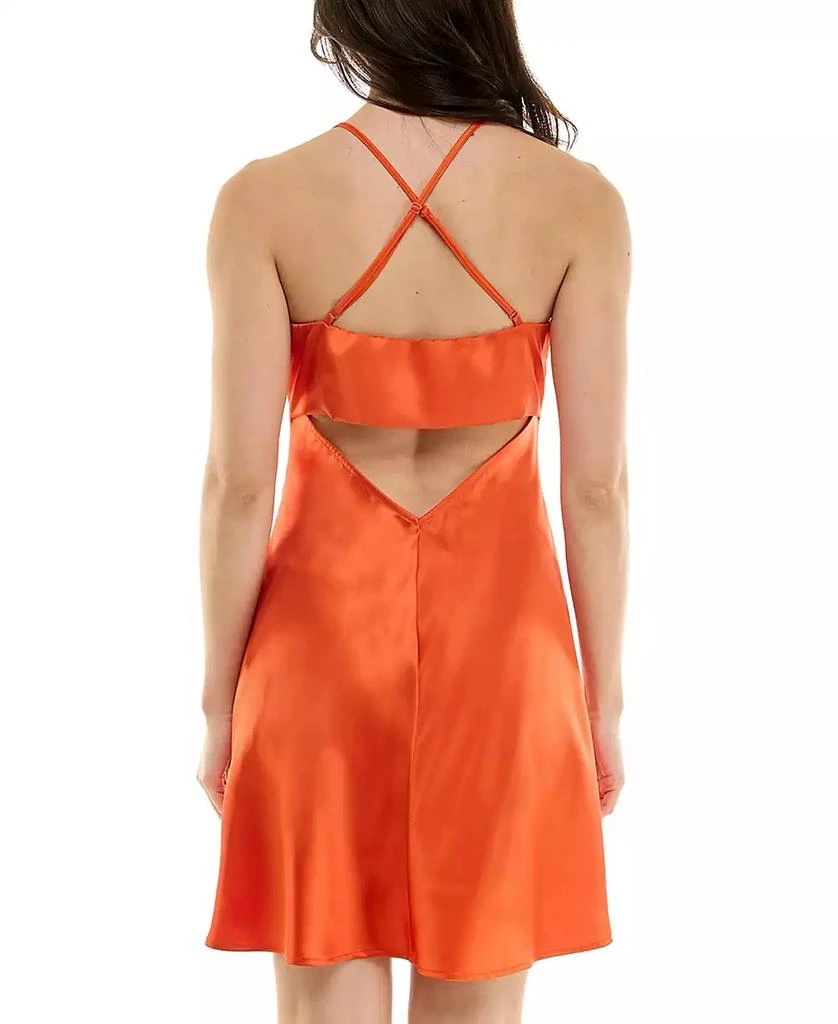 KATIA RAE Juniors' Gathered Satin Slip Mini Dress, Created for Macy's 2