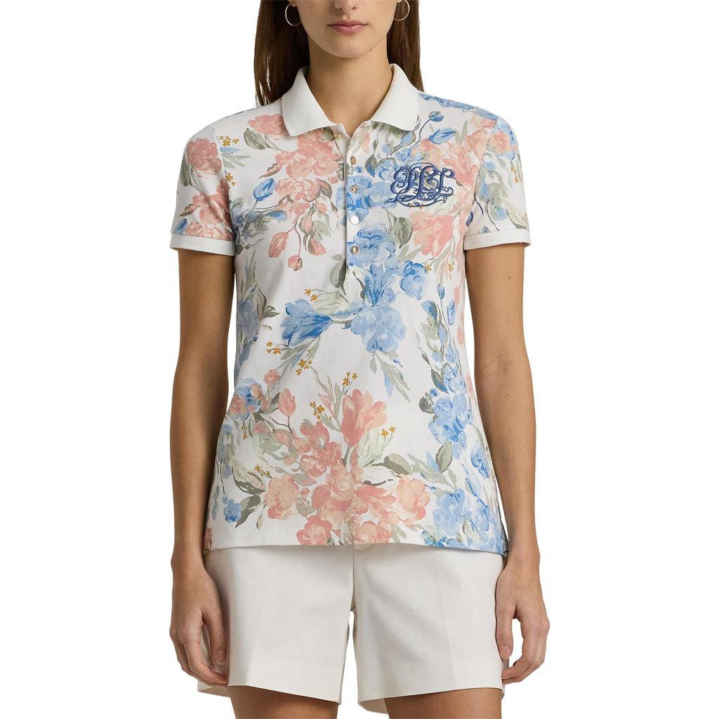 Ralph Lauren Floral Piqué Polo Shirt