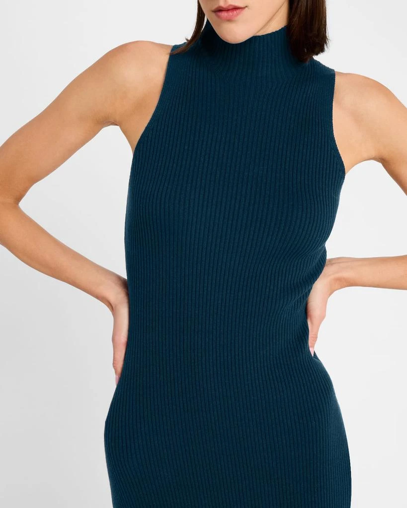 Sablyn Rib-Knit Cashmere Fitted Dress 5