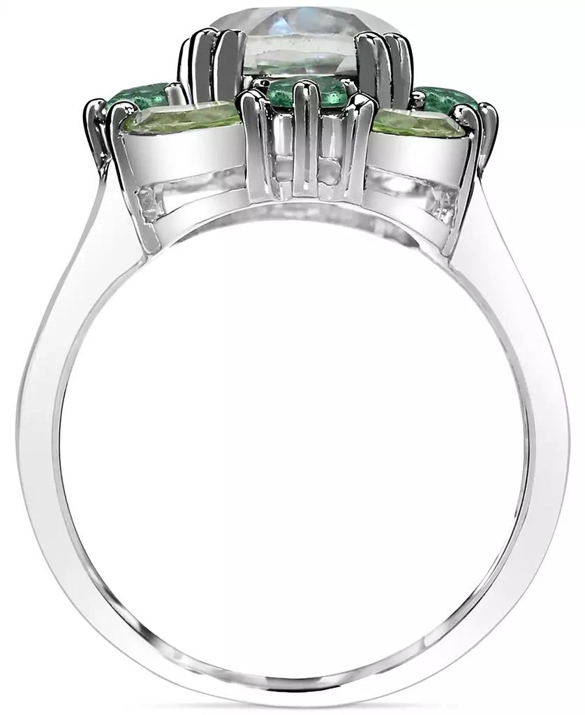 Macy's Multi-Gemstone Cluster Ring (3-5/8 ct. t.w.) in Sterling Silver 4