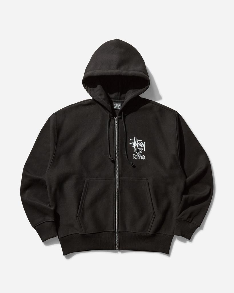 STUSSY Men's Well Suited Zip Hoodie Black