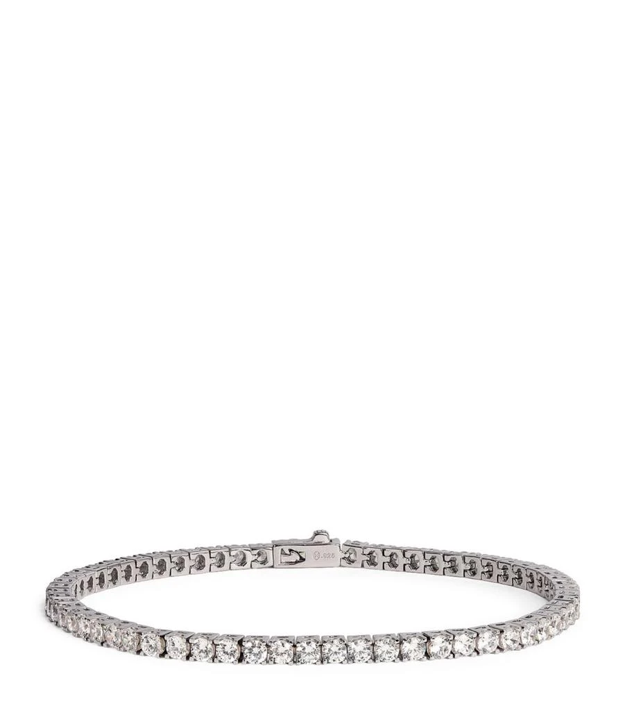 Hatton Labs Sterling Silver Classic Tennis Bracelet 1