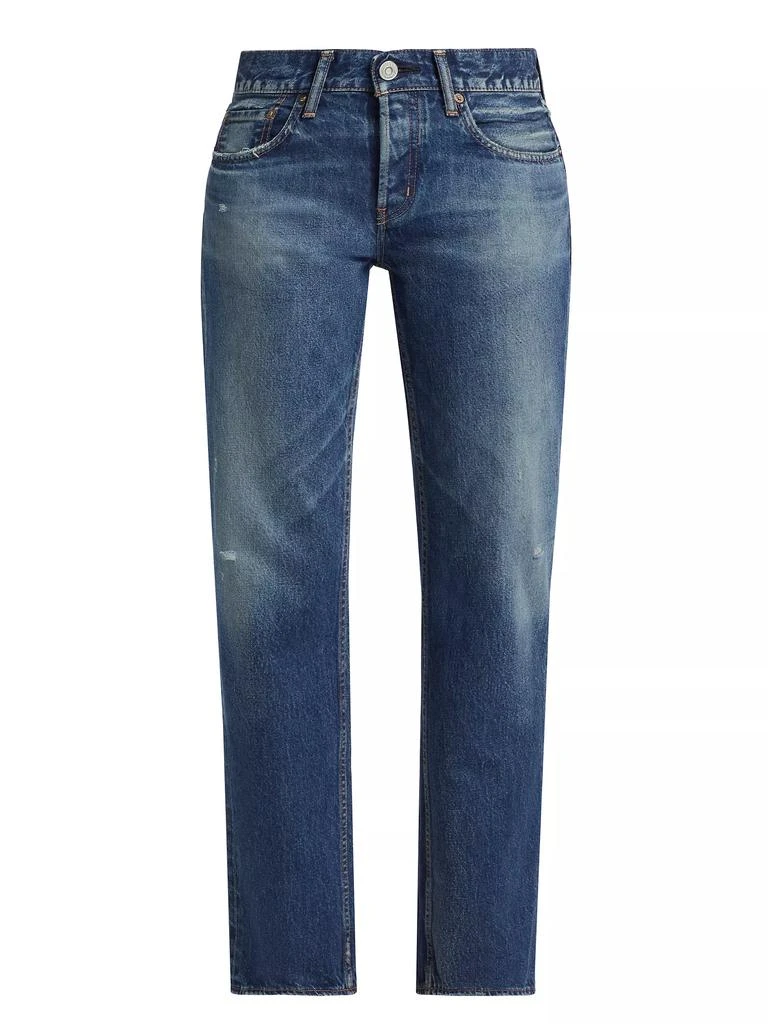 MOUSSY VINTAGE Ridgefield Straight Low-Rise Jeans 1