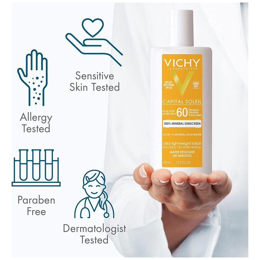 Vichy Capital Soleil Tinted Mineral Face Sunscreen with Titanium Dioxide and SPF 60 7